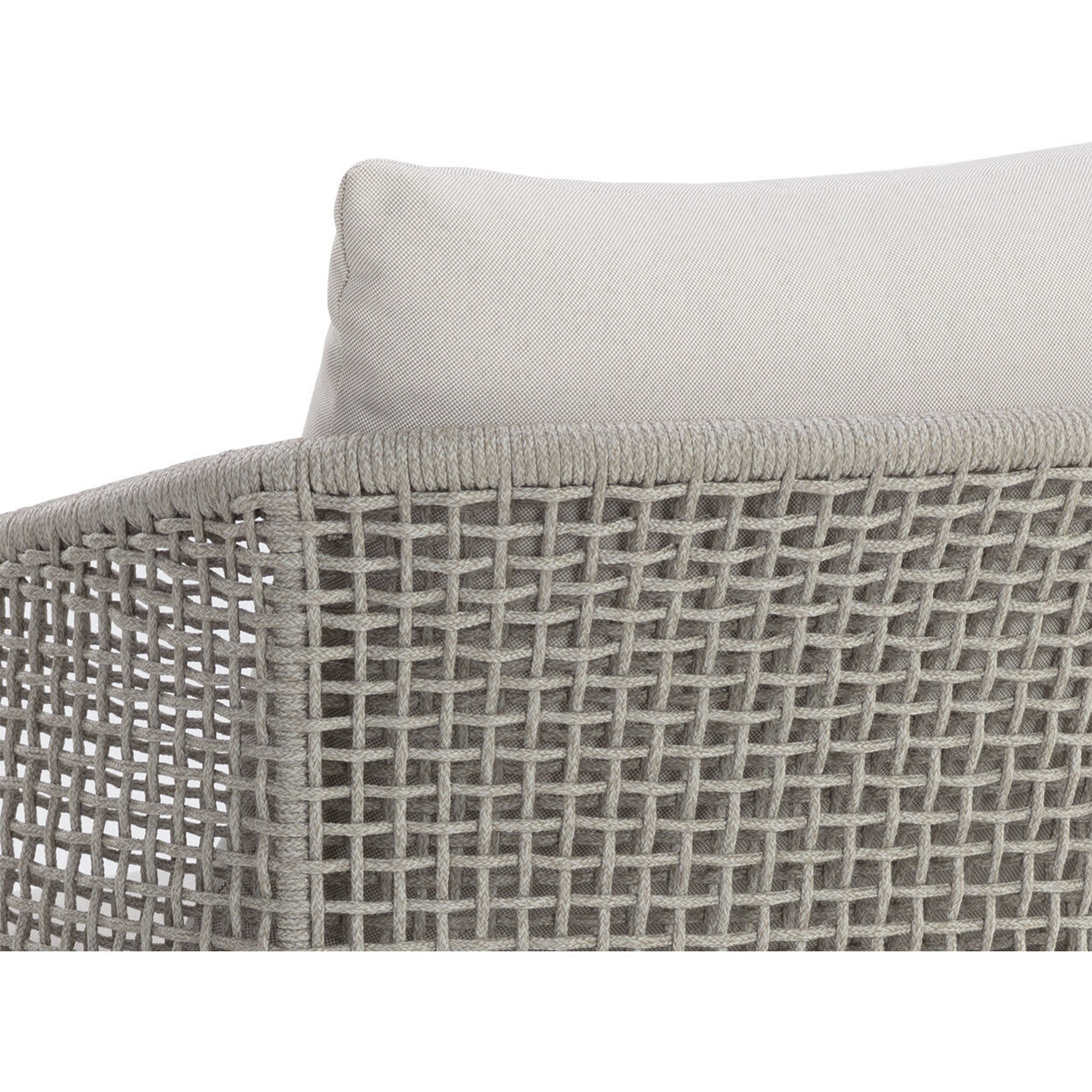 Capri Drift Brown / Palazzo Cream Outdoor Dining Armchair